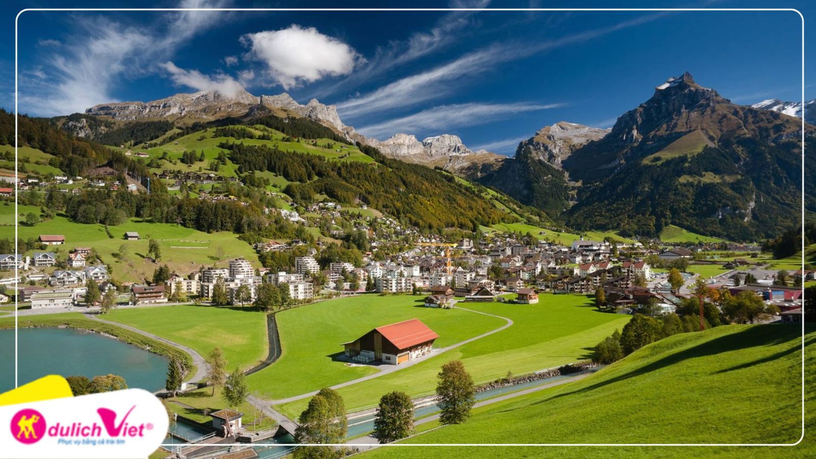 Du lịch Châu Âu tham quan Làng thiên thần Engelberg