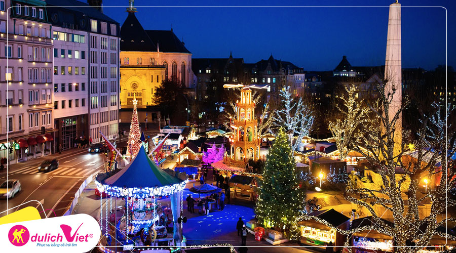 Du lịch Châu Âu - Pháp - Luxembourg - Bỉ - Hà Lan - Đức dịp Noel từ Sài Gòn 2025