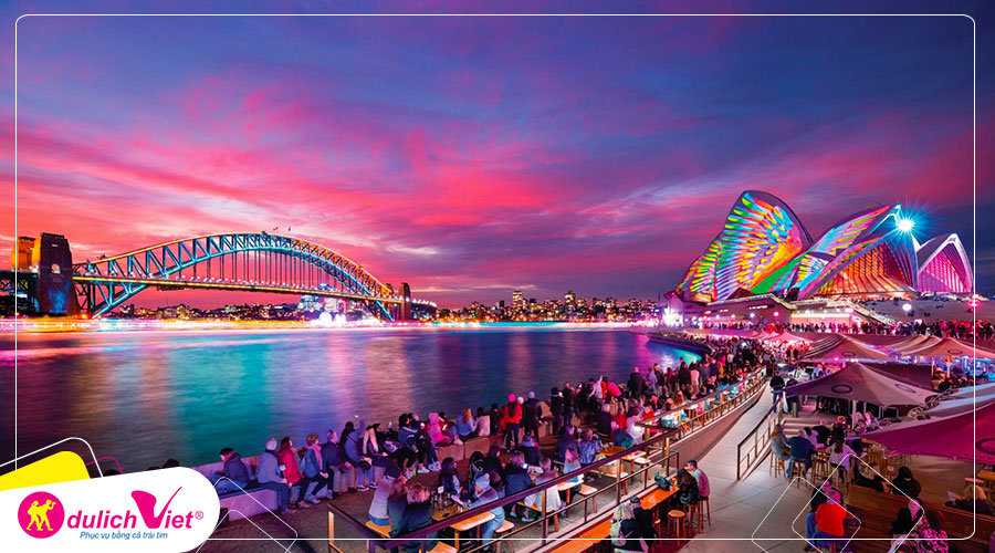 Du lịch Úc mùa Đông - Sydney - Canberra - Melbourne - Lễ hội ánh sáng vivid Sydney từ Sài Gòn 2025