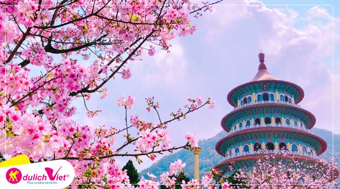 Du lịch Đài Loan mùa Hoa Anh Đào - Đài Bắc - Đài Trung - Nam Đầu - Cao Hùng từ Sài Gòn 2025