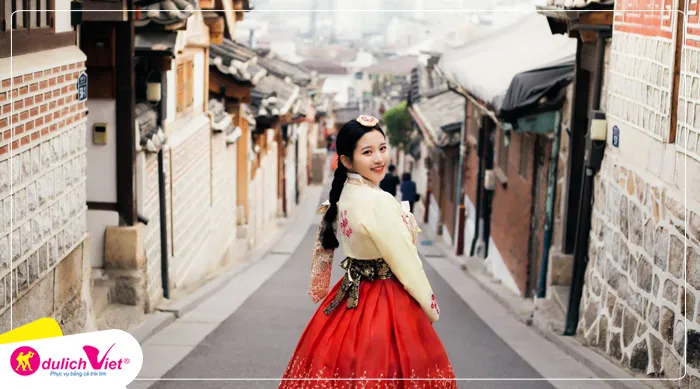 TOUR HÀN QUỐC MÙA HOA ANH ĐÀO 5N5Đ | SEOUL - BUSAN - ĐẢO NAMI - LÀNG CỔ BUKCHON