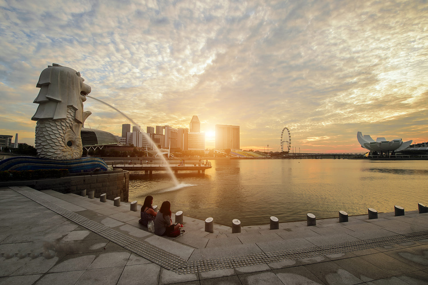 Tượng Sư Tử Biển Merlion ở Singapore