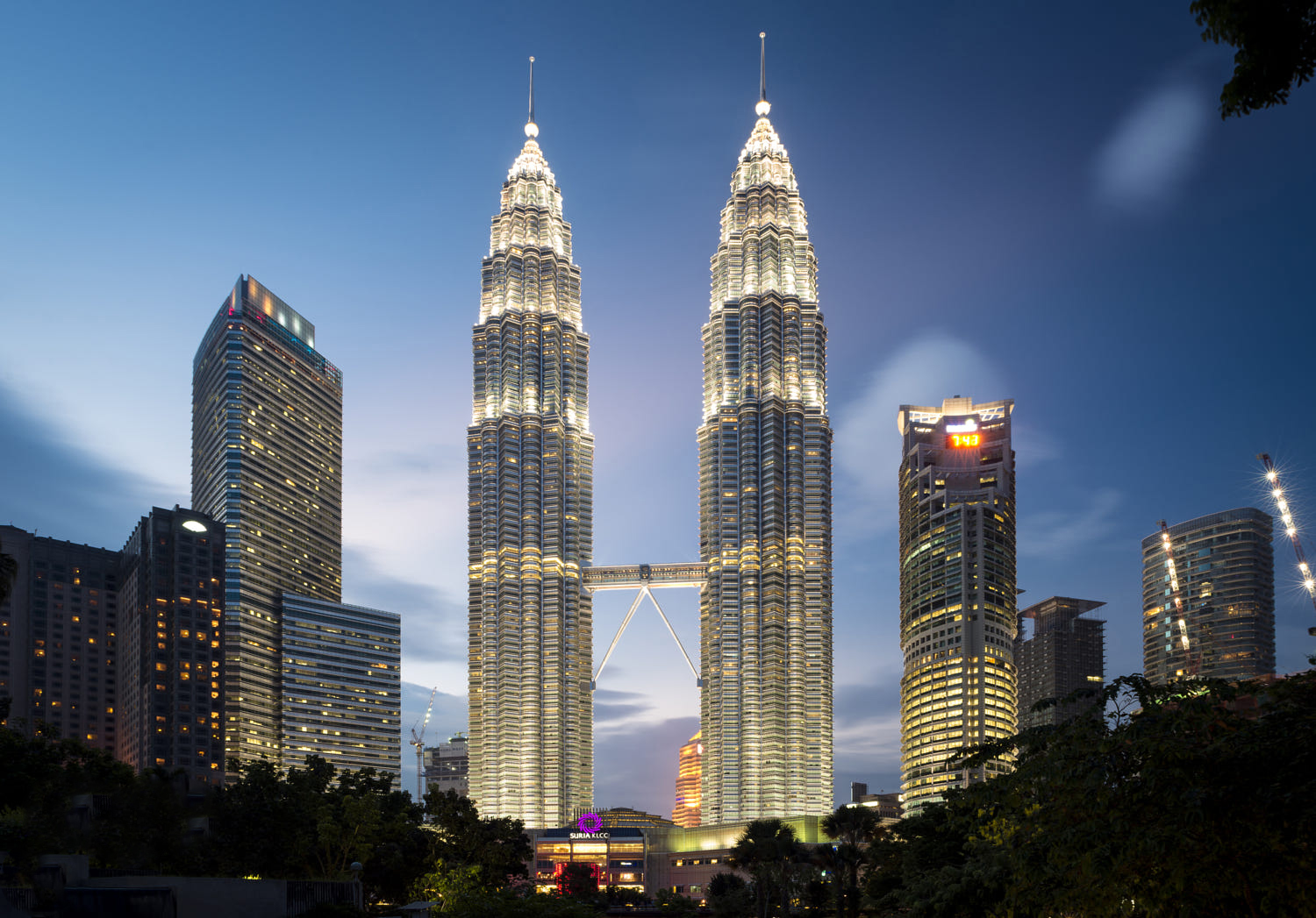 Tháp đôi Petronas ở Malaysia