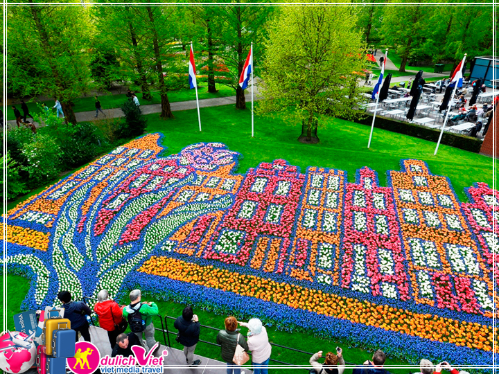 Du lịch Châu Âu Pháp - Bỉ - Hà Lan lễ hội hoa Tulip từ Sài Gòn 2025