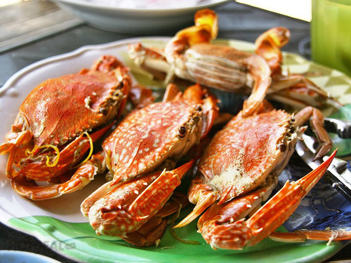 Món Ghẹ hấp luôn là món ăn ngon - bổ - rẻ được lựa chọn nhiều nhất ở Nam Du