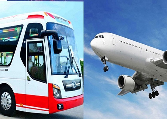 Du khách có thể dễ dàng đến Quy Nhơn bằng xe khách hay máy bay